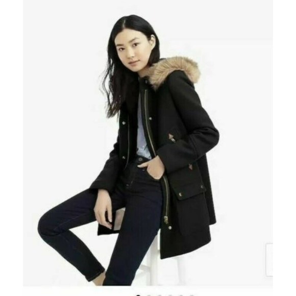 J. Crew Jackets & Blazers - J.Crew Chateau Parka In Italian Stadium Cloth Wool